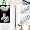 Shower Curtain Rail Telescopic Shower Curtain Rod Stainless Steel Rod Curtain Rod Clothes Pole Shower Curtain Trackfor Bathroom,Shower And Closet(Size : 112-180cm) Pull rod ( Size : 112-180cm ) view 4