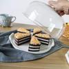 10.5/11.5 Inch Glass Dome, Cake Dessert Dome Home Preservation Cover Party Pastry Display Stand Fruit Tasting Tray Ceramics (Size : 26.526.516.5CM) view 4