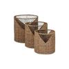 Finch Shoshana Woven Basket, Set of 3, Natural view 3
