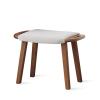 ZXCASDF Vanity Stool, Makeup Bench Dressing Stool, Padded Cushioned Chair, Piano Seat Saddle Seat Stools, Wood Vintage Counter Height Chairs,Walnut Gray view 1
