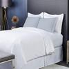 A1 Home Collections 100% Organic Cotton Pillow sham, 300 Thread Count, 2-Piece GOTS Certified, Fair Trade Certified, Soft & Silky Sateen Weave (King, Light Blue) view 3