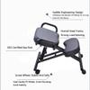 HOUSHIYU-521 Ergonomic Kneeling Chair Adjustable Stool with Dual Handles, Angled Seat, Thick Foam Cushions and Brake Casters for Home and Office for Improve Posture,Red view 4