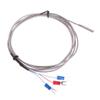 MOMOJIA Stainless Steel RTD PT100 Temperature Sensor Thermocouple with 2m 3 Cable Wires view 1