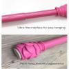 CXYGZLJ European Princess Free Punching Telescopic Rod, Rose Shower Curtain Track, Flower Theme Curtain Rod, Curtain Rod Clothes Pole, Rose Red Pull Rod (Size : 150-260cm) view 4