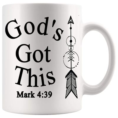 Jesus Christian Cup God Mug - God's Got This T Shirt 11Oz Mugs Cups