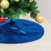 Partisout Sequin Tree Skirt - Glitter, Cotton, Colorful, Slim 36 Inch Tree Skirt for Christmas & Halloween view 1
