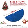 Partisout Sequin Tree Skirt - Glitter, Cotton, Colorful, Slim 36 Inch Tree Skirt for Christmas & Halloween view 3