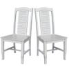 International Concepts Seaside Chairs, Set of 2, Antique Chalk view 1