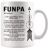 xPuffer Grandfather Mug Father Day Cup - Funpa definition Shirt Grandpa Fathers day White Mugs Cups view 1