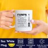 xPuffer Grandfather Mug Father Day Cup - Funpa definition Shirt Grandpa Fathers day White Mugs Cups view 3