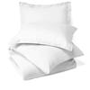 RAJVEER TEXTILE 5 Piece Bed in a Bag Set 100% Egyptian Cotton 600 Thread Count Duvet Cover Pillow Shams & Fitted Sheet with Extra Deep Pocket Soft Bedding(King Size, White) view 1