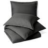 RAJVEER TEXTILE 5 Piece Bed in a Bag Set 100% Egyptian Cotton 600 Thread Count Duvet Cover Pillow Shams & Fitted Sheet with Extra Deep Pocket Soft Bedding(King Size, Elephant Grey) view 1