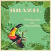 Iconic Arts Brazil Vintage Travel Laminated 18x24 Poster view 1