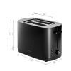 ZWILLING Enfinigy, 2-Slice Toaster, Extra Wide 1.5" Slots for Bagels and Toast, Black view 3