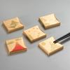Fortunate chopstick rests with a design of Fuji Mountain five views view 2