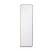Elegant Decor Evermore 18x60 Soft Corner Metal Rectangular Mirror in Brass view 1