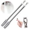 Jos & Haz Curtain Pull Wand Clear Acrylic 36" (2 Pack) Pull Rod Wand for Grommet Panels, Vertical Blinds, Shower Drapes Invisible Curtain Opener Stick for Opening & Closing Curtains view 1