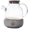2pcs Glass Teapot with Lid Warmer Tea Tool for Tea Acid Alkali Resistant for Home Gatherings Assorted Color view 1