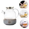 2pcs Glass Teapot with Lid Warmer Tea Tool for Tea Acid Alkali Resistant for Home Gatherings Assorted Color view 4