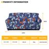 FKELYI Stylish Beautiful Christmas Sugar Print Sofa Covers Couch Cushion Covers Stretch Sofa Slipcovers Anti-Slip Furniture Protector for Living Room Bedroom-M view 2