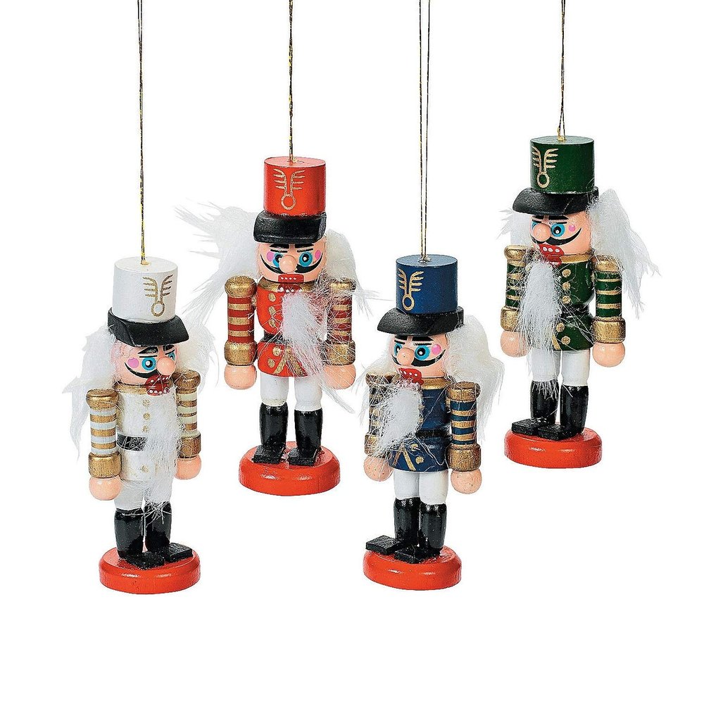 12 Piece(s) Nutcracker Christmas Ornaments