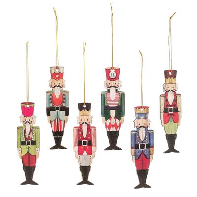 12 Piece(s) Nutcracker Character Ornaments