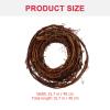 4.6m Grapevine Wreaths Vine Garland Twig: DIY Rattan Branch Wreath Decoration - for Holiday Craft Wedding Door Wall view 2