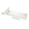 Affogato Sink Vanity Tray Mirror Bathroom Storage Tray, Toilet Tank Organizer, Bathtub Tray, Toothbrush Makeup Cosmetic Holder for Bathroom Vanity Countertops, Closets, Dressers (1Pc, Gold) view 4