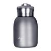 MinLia Hand-Held Portable Frosted Vacuum Flask Water Bottle Coffee Mug, Stainless Steel Hike Travel Leak-Proof Vacuum Flask(Silver) view 1
