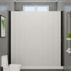 MNSSRN Magnetic Invisible Shower Curtain, Multifunctional Foldable Bathroom Shower Curtain,Black,180 * 161/170cm view 1