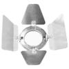 Polish Aluminum Barn Door for Par 16 Odyssey Light Fixtures view 2