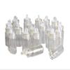 QXcom 60 Pieces 1ml Mini Small Clear Glass Bottles Vials Tiny Jar with Plastic Stopper Miniature Bottle Message Bottle Gift DIY Decoration Wishing Bottle for Pendant Arts Crafts Wedding Party Favors view 1