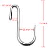 YourGift 24 Pack Heavy Duty S Hooks Silver S Shaped Hooks Hanging Hangers Hooks for Kitchen, Bathroom, Bedroom and Office(24 Pack/Silver/Small+Medium+Large) view 4
