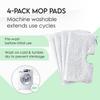 Turbo Microfiber Shark Steam Mop Replacement Pads, Professional Fit Series S3500 S2901 S2902 S3455K S3501 S3550 S3601 S3801 S3901 S4601 S4701 SE450, 4 Pack Replacement Microfiber Cloth Head Covers view 4