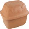 Eurita Clay Roaster, Non-Stick Dutch Oven, Healthy Clay Pot Cooking, With Free Recipe Guide, 6.25 Quarts view 1