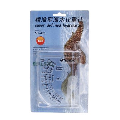 ZHIZHOU Marine Hydrometer Reef Fish Tank Aquarium Water Salinity Specific Gravity Test