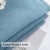 MIULEE Dusty Blue Window Valance 1 Panel 54W x 18L view 3