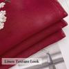 MIULEE Burgundy Red Window Valance 1 Panel 54W x 18L view 3