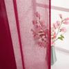 MIULEE Burgundy Red Window Valance 1 Panel 54W x 18L view 4