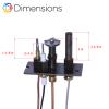 10002264 Propane Natural Gas (NG) SIT Pilot Assembly 3 Way Compatible with HHT, Majestic, Monessen, Temco, Vermont Castings Gas Stoves & Fireplaces view 4