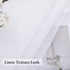 MIULEE White Window Valance 1 Panel 54W x 18L view 3