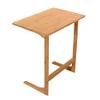 60x40x65cm L-Shaped Bamboo Smart Foldable Desk for Home use TV Tray, Portable Folding Snack Table, Adjustable Sofa Side Table for Breakfast, Bed Table, Foldable Desk for Home use(TV Tray) view 3