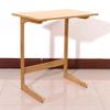 60x40x65cm L-Shaped Bamboo Smart Foldable Desk for Home use TV Tray, Portable Folding Snack Table, Adjustable Sofa Side Table for Breakfast, Bed Table, Foldable Desk for Home use(TV Tray) view 4