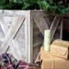 HomeRoots 23" Natural Weathered Gray Whitewash Christmas Tree Collar view 2