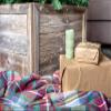 HomeRoots 28" Natural Weathered Gray Plank Christmas Tree Collar view 2