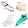 1pc 3D Silicone Stiletto High Heel Mould Transparent Large Size Fondant Cake Decoration Mold Lady Shoe Cake Form for Wedding Cake Decoration view 4