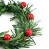 Lystaii 10pcs Christmas Candle Rings Red Artificial Berry Candle Rings with Grass Mini Christmas Wreath for Pillar Candle Christmas Holiday Table Decorations Rustic Wedding Table Centerpiece (Large) view 4