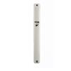 Judaica Place Plastic Mezuzah Case White Designed with Gold Shin - Easy Peel and Stick Waterproof Mezuzah Cover for 15cm Scroll view 1