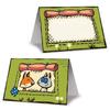 Party Central Club Pack of 96 Green and Brown Camping Woodland Friends Place Cards 4.25" view 1