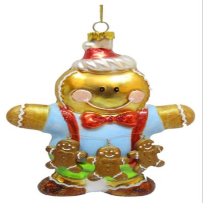 D D December Diamonds Gingerbread Boy w/Gingerbread Cookie Garland Ornament